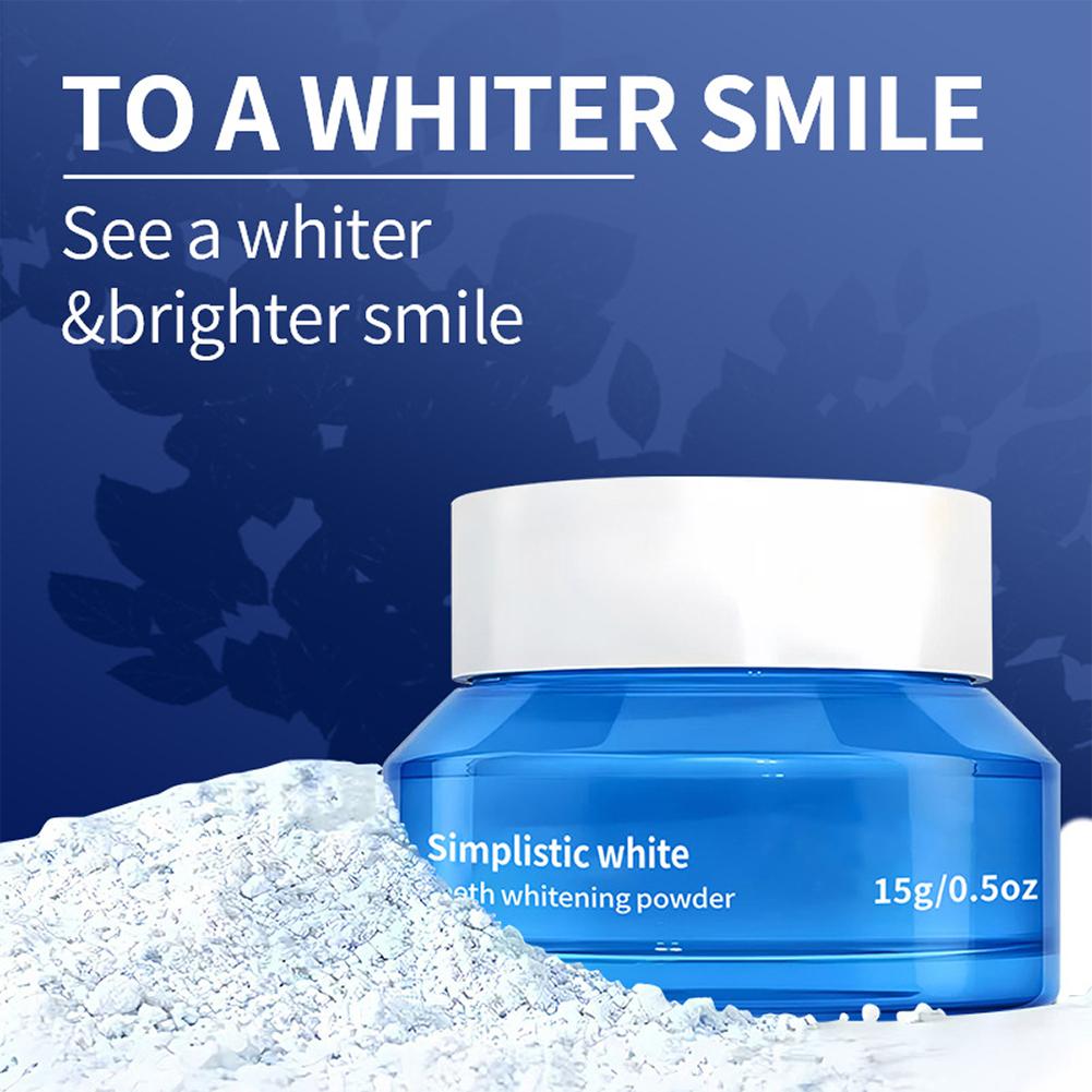 Teeth Whitening Q&M - Simplistic White Teeth Whitening Powder Stain