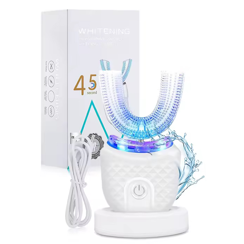 Teeth Whitening Blue Light - Dental Care U shape electric toothbrush