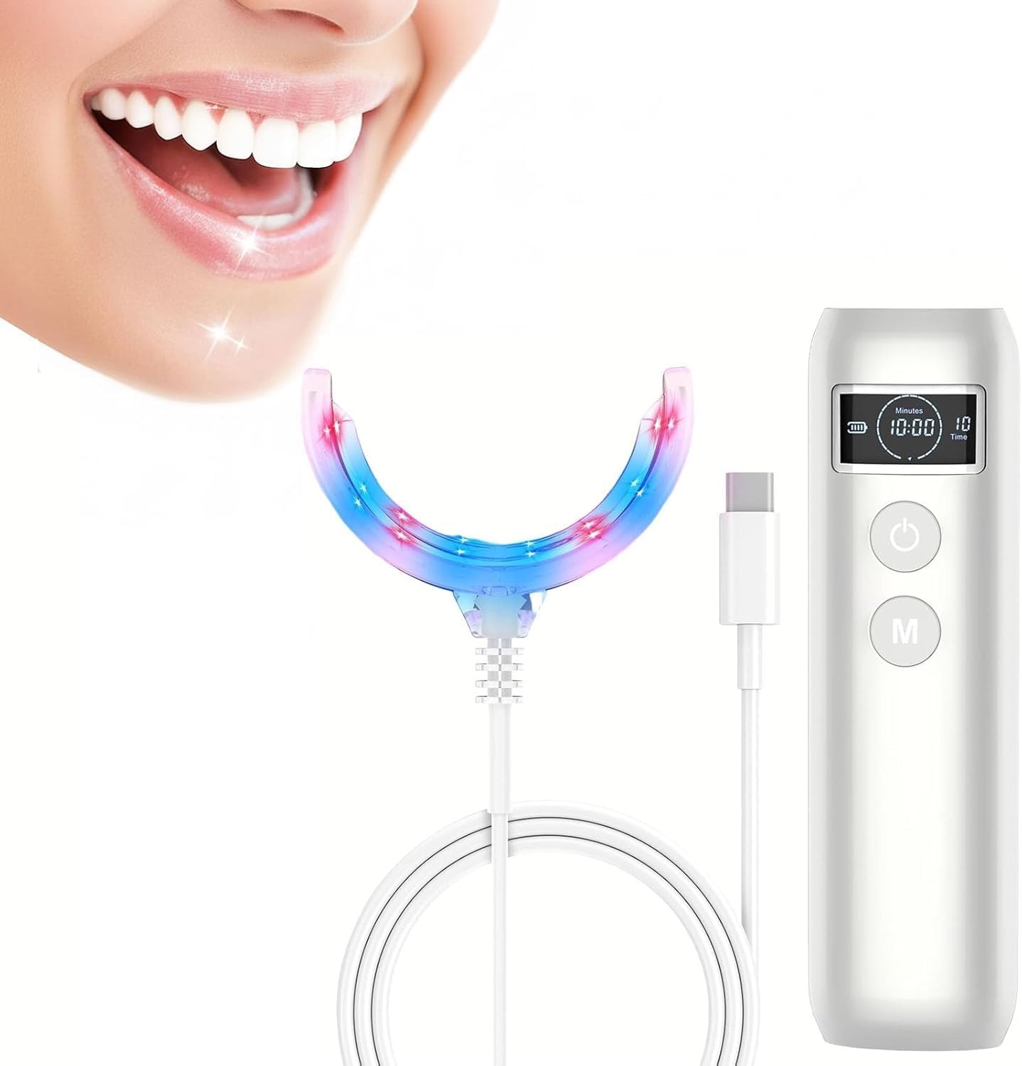 Teeth Whitening For Trays - Tooth Whitening Accelerator Lamp Blue&Red Light