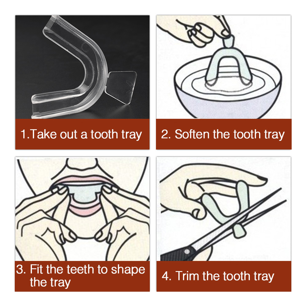 2-10pcs Silicone Mouth Guard O - Teeth Whitening For Trays review and price