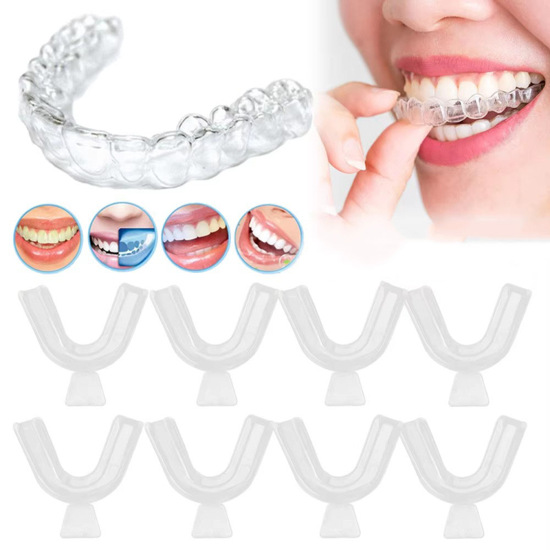 1/3/6pairs Silicone Mouth Guar - Teeth Whitening For Trays review and price