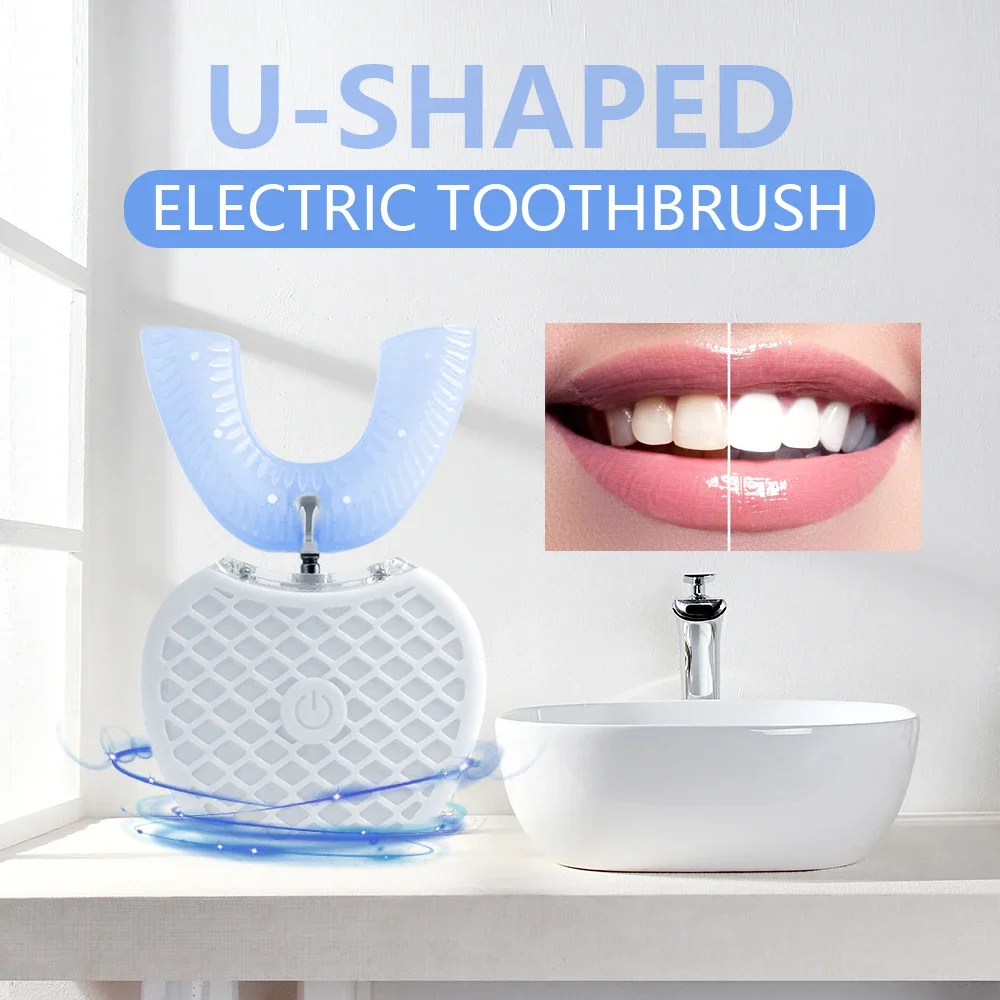 Ultrasonic Electric Toothbrush - Teeth Whitening Blue Light review and price