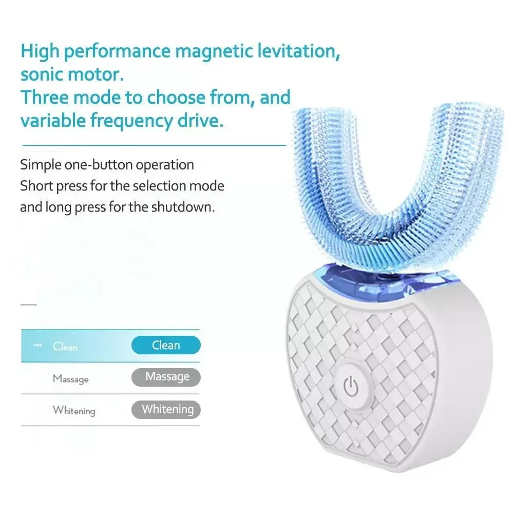 Ultrasonic Electric Toothbrush - Teeth Whitening Blue Light review and price
