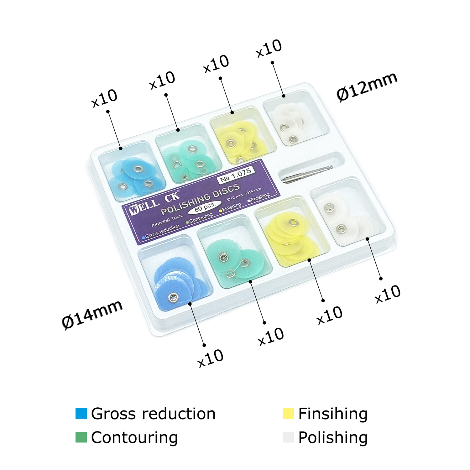 WELL CK 40/80Pcs Dental Polish - Teeth Whitening Express review and price