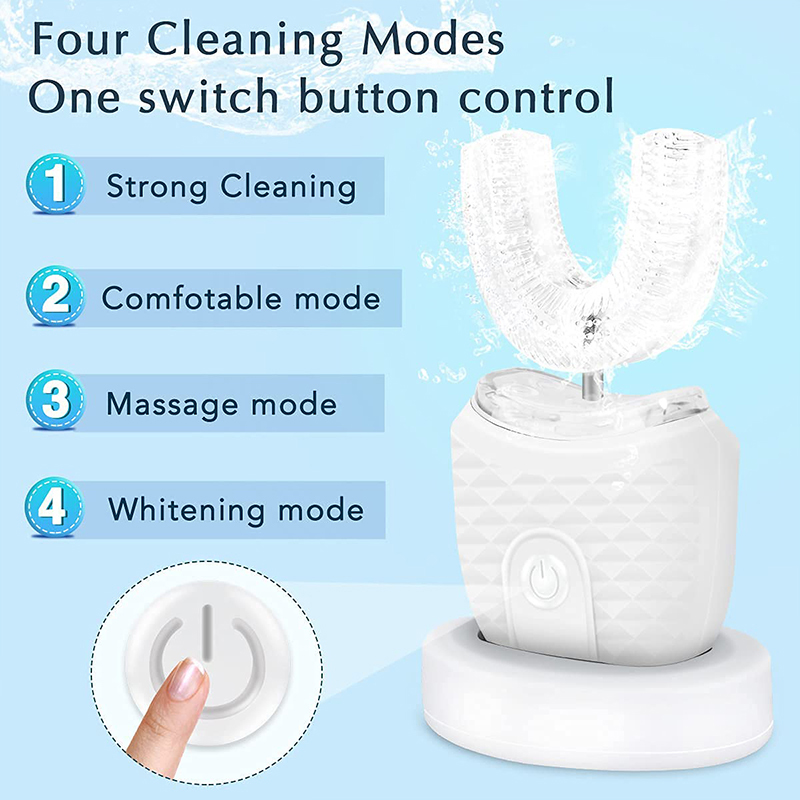 U-Shaped Rechargeable Light Qu - Teeth Whitening Kit With Light review and price
