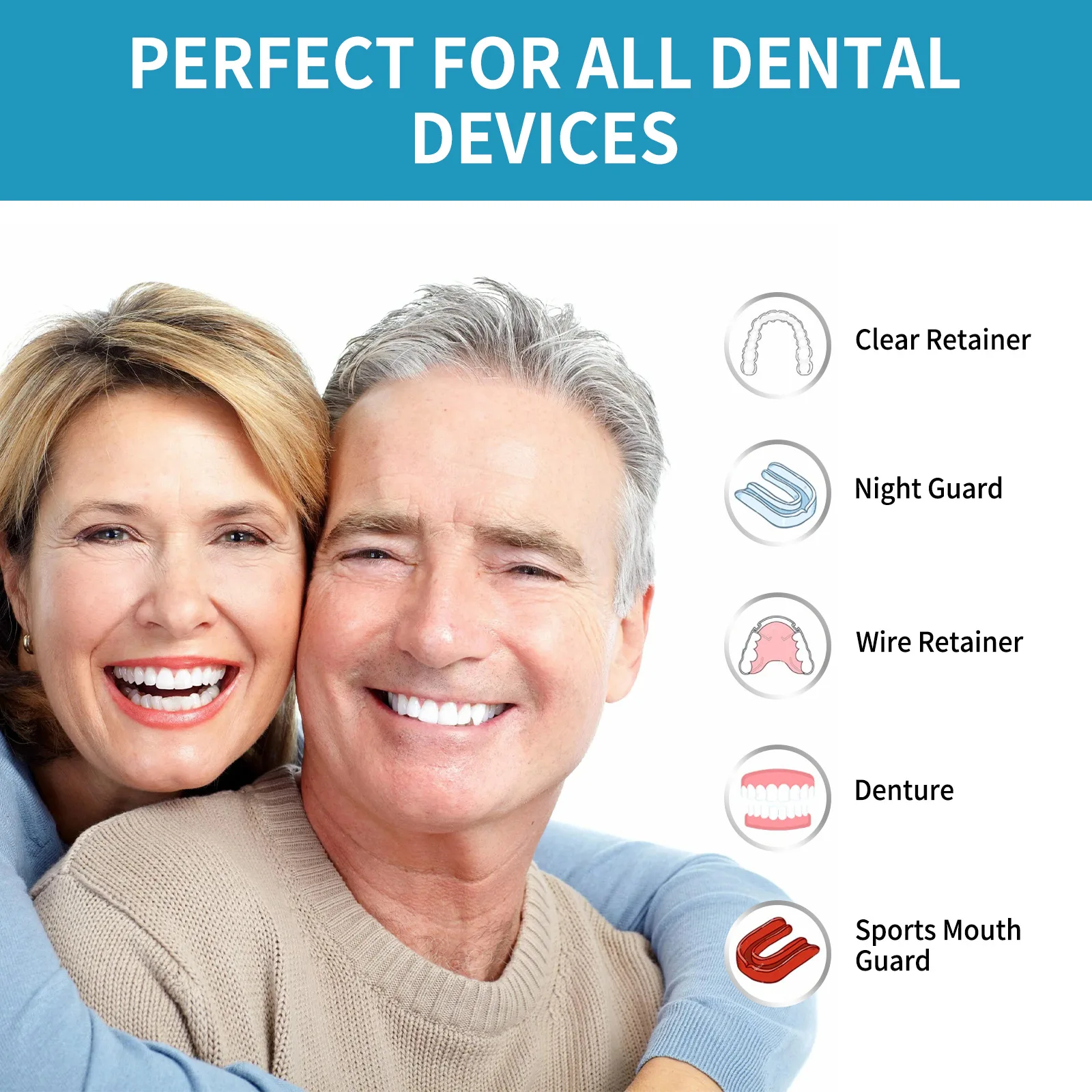 Aligner Denture Cleaner Foam D - Teeth Whitening For Braces review and price