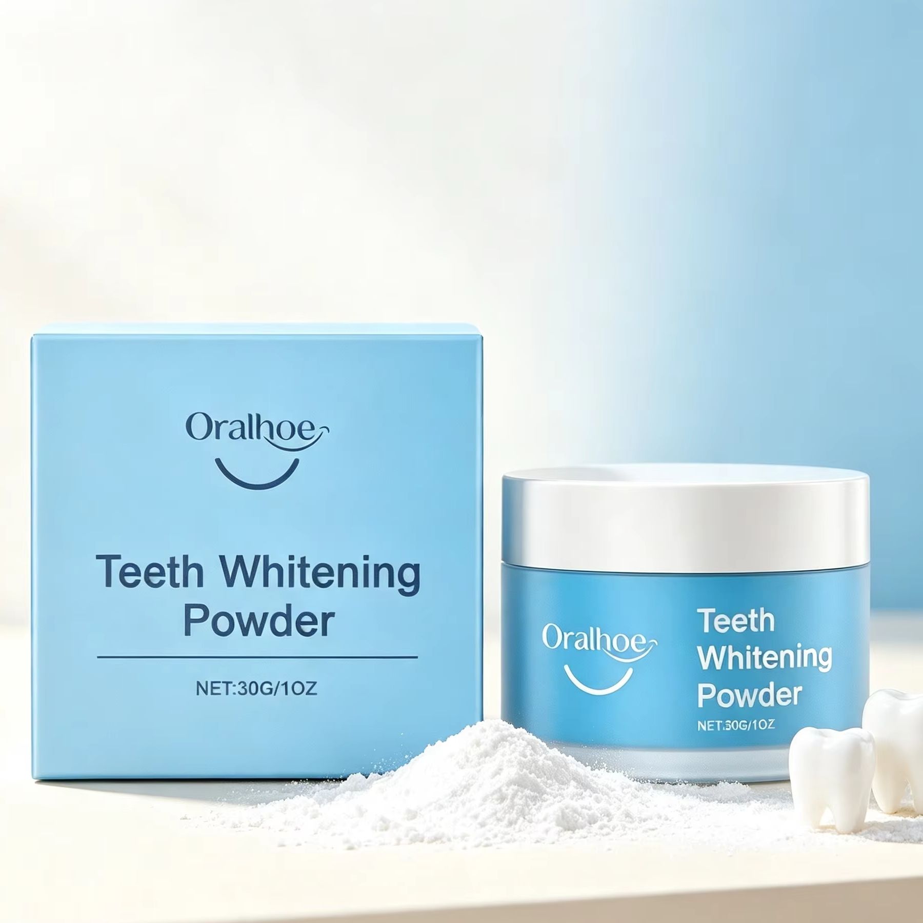 Oralhoe Tooth Powder for Brush - Teeth Whitening Q&M review and price