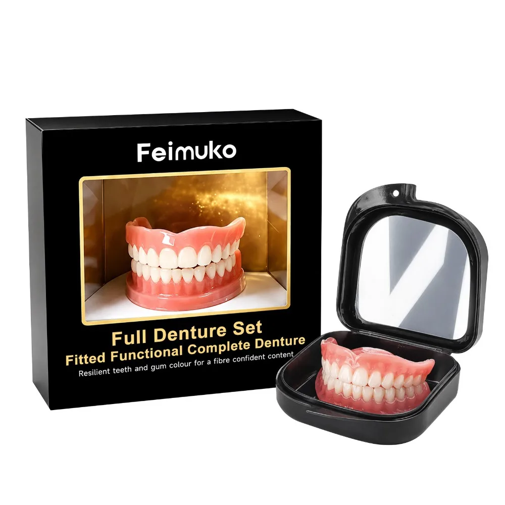 Full Set Dentures Fake Teeth B - Teeth Whitening For Braces review and price