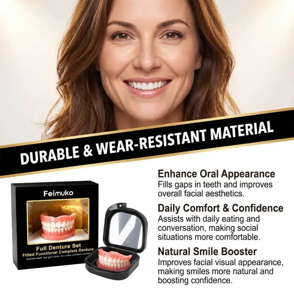 Full Set Dentures Fake Teeth B - Teeth Whitening For Braces review and price