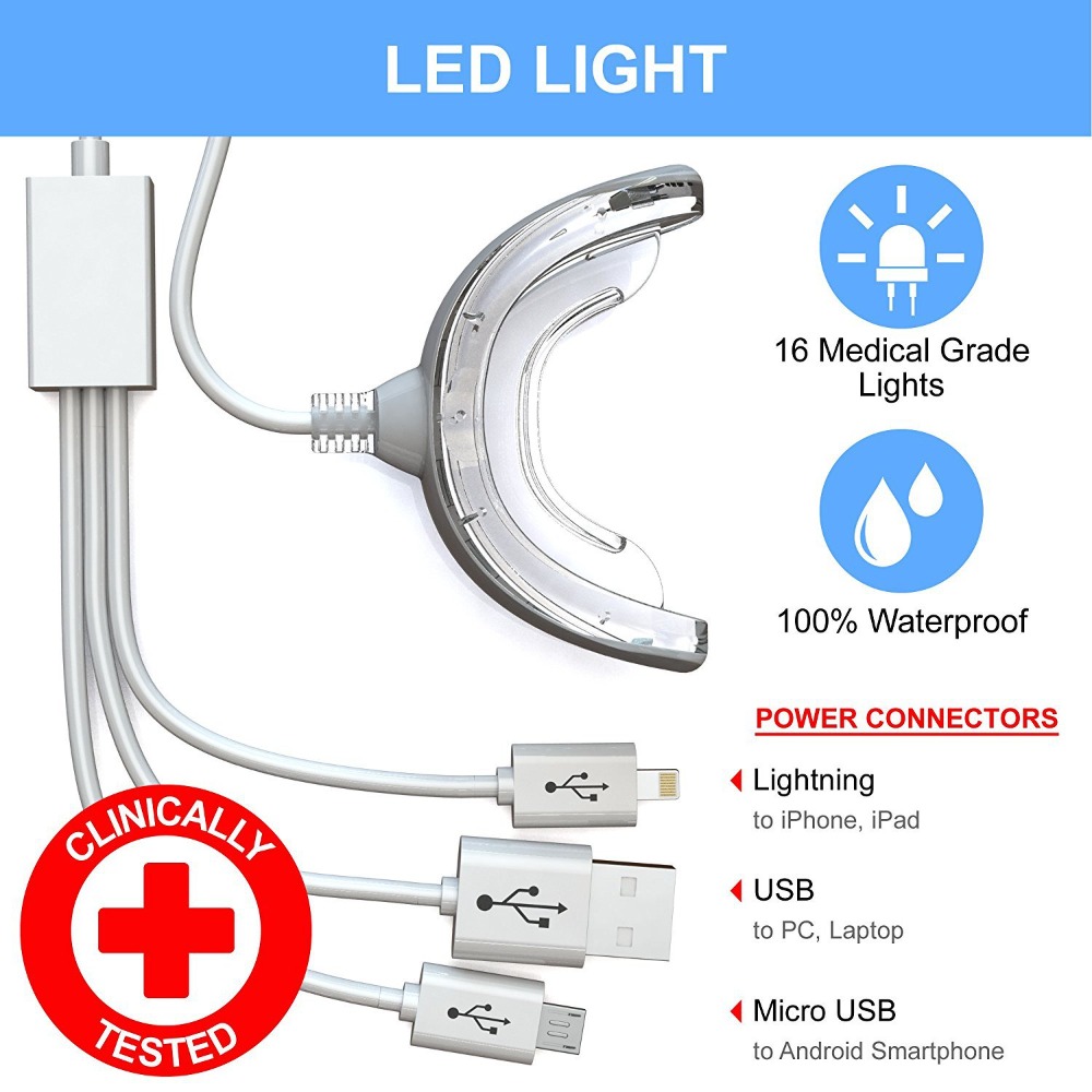 3 In1 Teeth Whitening Lamp 16  - Teeth Whitening Blue Light review and price