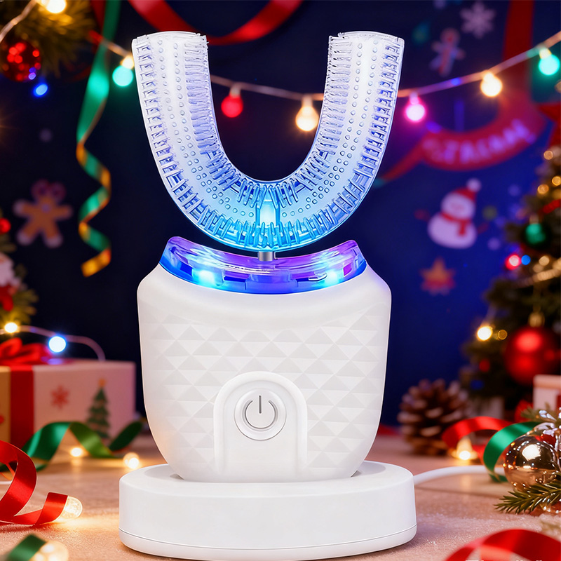 Portable U-shaped electric too - Teeth Whitening Blue Light review and price