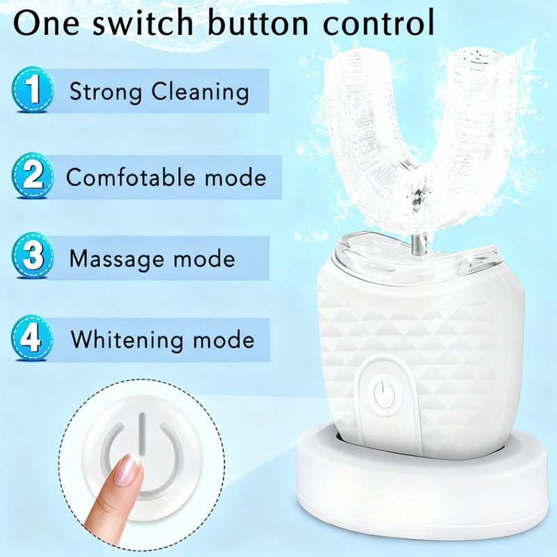 Portable U-shaped electric too - Teeth Whitening Blue Light review and price