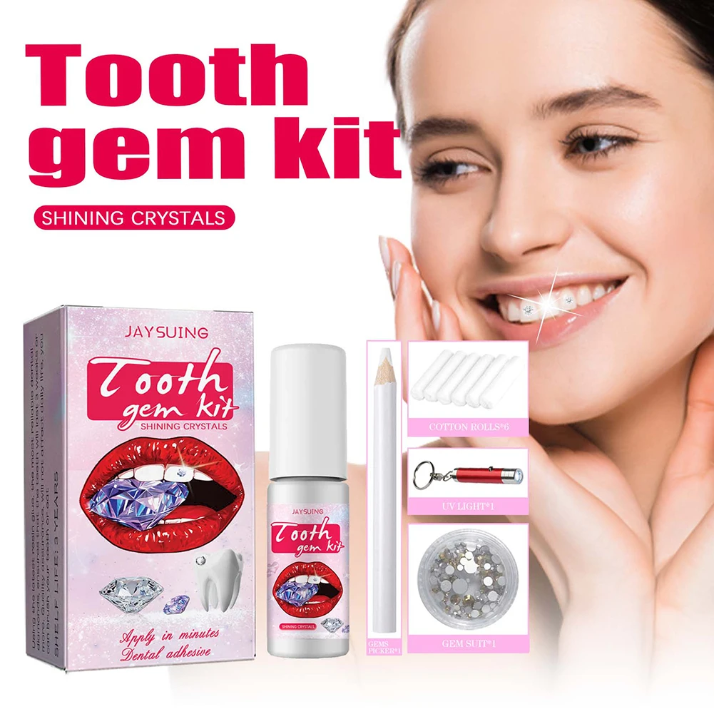 DIY Tooth Gems Kit with Crysta - Teeth Whitening Kit With Light review and price