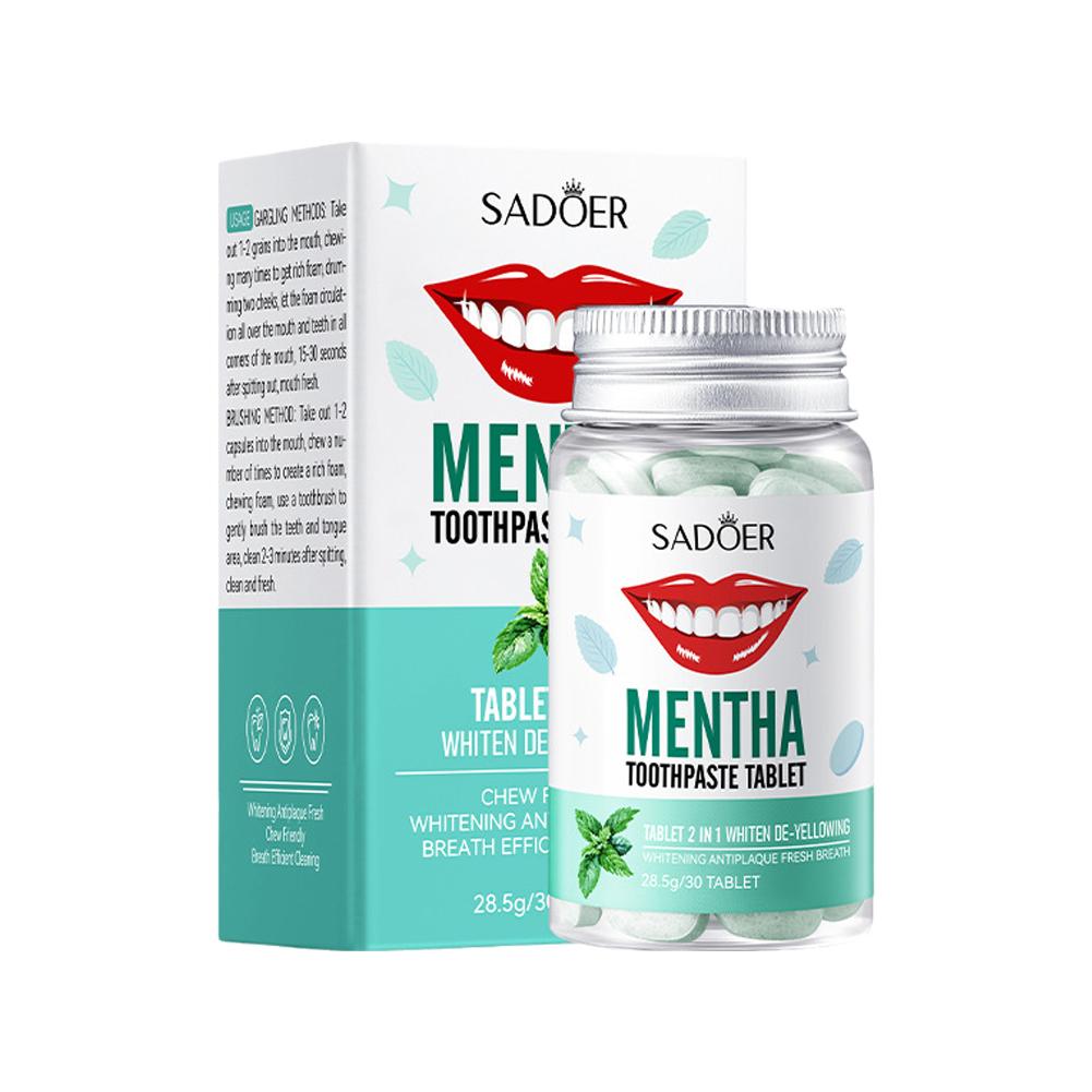 Mint Solid Toothpaste Tablets  - Teeth Whitening Q&M review and price